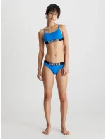 Dámský spodní díl bikin KW0KW01983 C4X modrá - černá - Calvin Klein