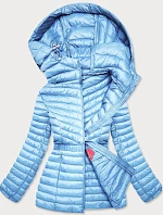 Světle modrá vypasovaná dámská bunda (GT-212)