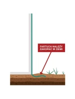 Krycí plech pro zahradní tunel 200x300x200 cm ZELENÝ