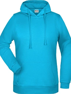 JN 795 Dámská mikina s kapucí model 22430536 turquoise - Daiber