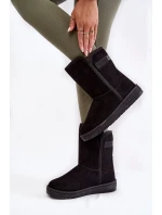 Dámské vysoké boty do sněhu Big Star model 21600022 Černe - Big Star Shoes