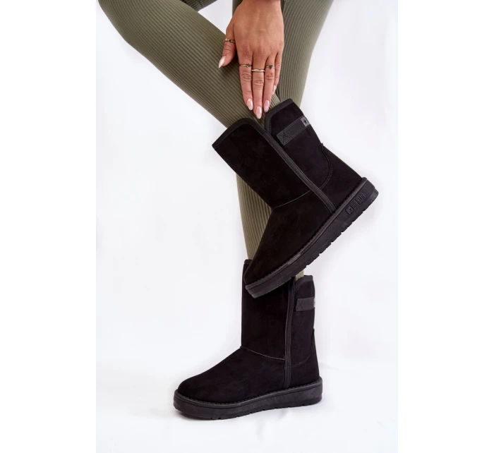 Dámské vysoké boty do sněhu Big Star model 21600022 Černe - Big Star Shoes