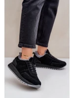 Dámské Tenisky S Kožíškem A  Big Star Černé model 21680203 - Big Star Shoes