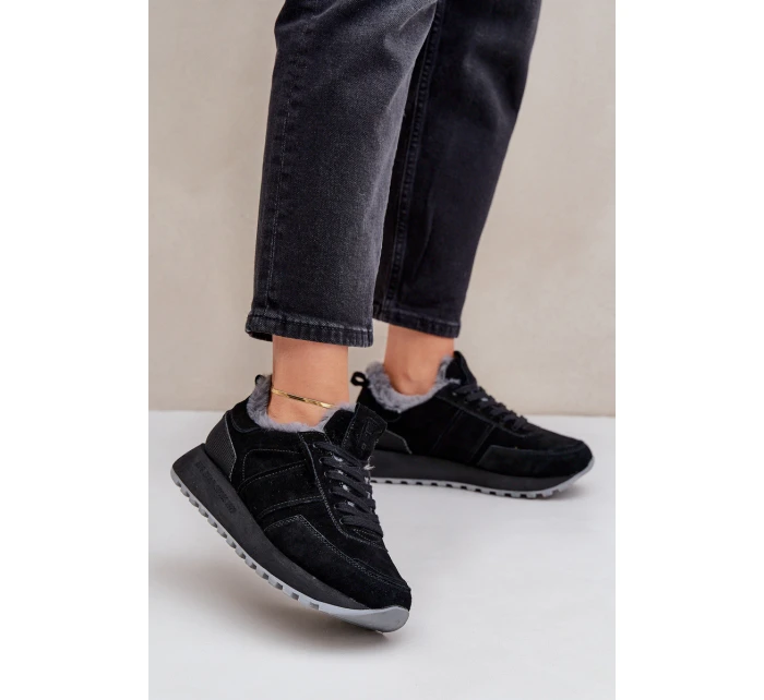 Dámské Tenisky S Kožíškem A  Big Star Černé model 21680203 - Big Star Shoes