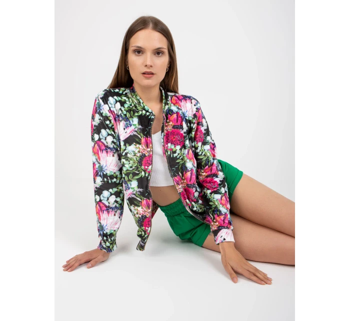 Bluza RV BL model 21127057 czarno czerwony - FPrice Bluza RV BL model 21127057 czarno czerwony - FPrice