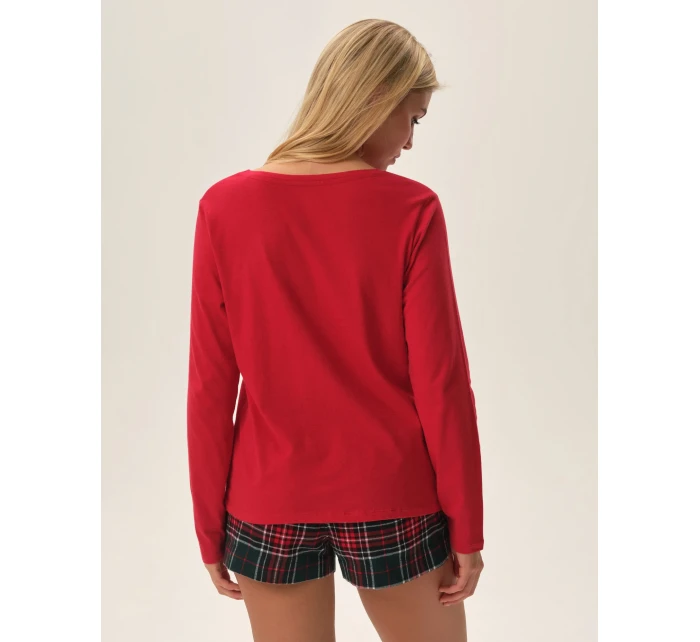 Dámské pyžamo Červená model 20468954 - HENDERSON LADIES Dámské pyžamo Červená model 20468954 - HENDERSON LADIES