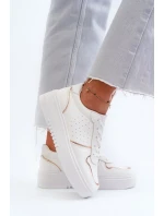 Dámské Tenisky na platformě Bílé Tessama Dámské Tenisky na platformě Bílé Tessama