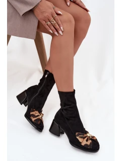 Boty na podpatku  model 220203 Step in style