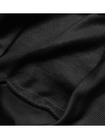 Černá dámská tepláková mikina se stahovacími lemy model 16150919 - J.STYLE