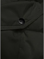 Péřová dámská zimní bunda v army barvě model 21245983 - LHD Péřová dámská zimní bunda v army barvě model 21245983 - LHD