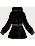 Černá dámská kožešinová bunda model 21247149 - J.STYLE