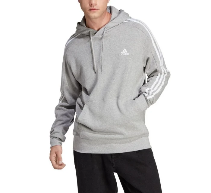 Mikina adidas Essentials French Terry 3-Stripes Hoodie M IC0437