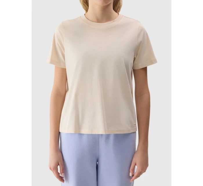 Dámské hladké tričko z organické bavlny 4F Dámské hladké tričko z organické bavlny 4F