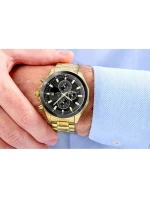 Pánské hodinky Giewont Chronograph Sapphire Gold Black GW7290-B4