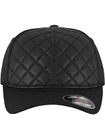 Flexfit 6277Q 5 panelová kšiltovka "Diamond Quilted" 55.277Q black