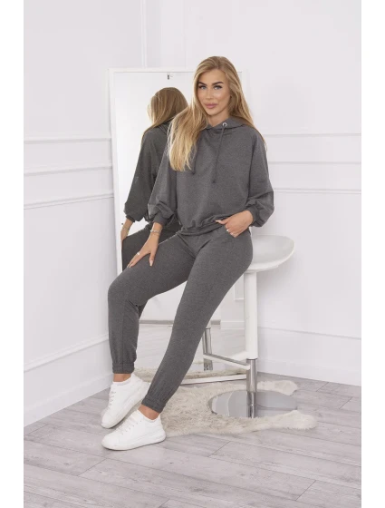 Sada mikin s kapucí v grafitové barvě Sada mikin s kapucí v grafitové barvě