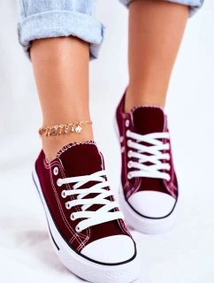 Dámské Klasické Tenisky Burgundské Omerta