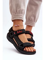 Dámské sandály model 22210567 Černé - Lee Cooper Dámské sandály model 22210567 Černé - Lee Cooper