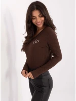 Halenka RV BZ A1055.29P tmavě hnědá Halenka RV BZ A1055.29P tmavě hnědá