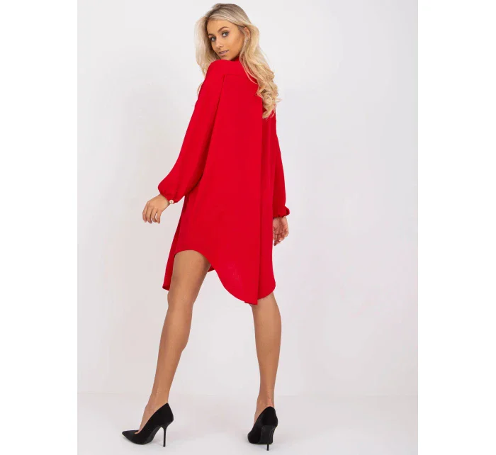 Dámské šaty CHA-SK-1027.15 Tmavě červená - FPrice