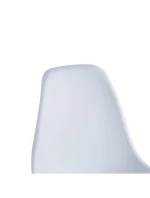 SKANDINÁVSKÁ ŽIDLE MATRACE BÍLÁ SADA 2 KS