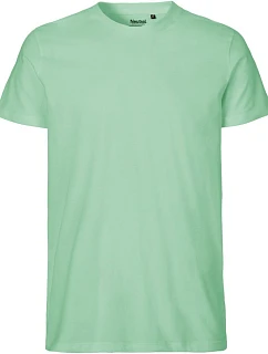 Neutral O 61001 Pánské tričko z bio bavlny 77.6101 dusty mint