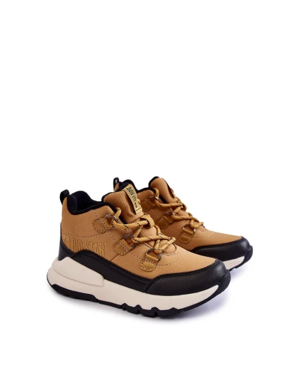 Dětské boty Memory Foam Big Star model 21601095 velbloud - Big Star Shoes Dětské boty Memory Foam Big Star model 21601095 velbloud - Big Star Shoes