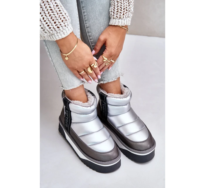 Nízké Sněhové Boty Na Podešvi  Stříbrné model 21674730 - D.Franklin