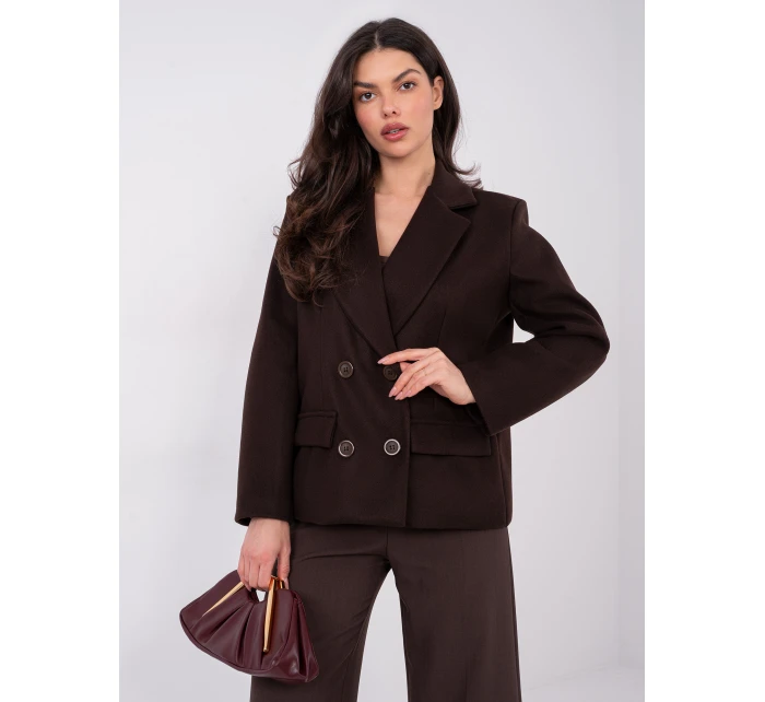 IT KR bunda FL9559.02P tmavě hnědá IT KR bunda FL9559.02P tmavě hnědá