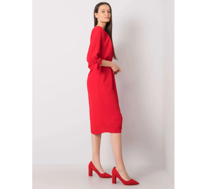 Šaty LK SK model 20806568 červená - FPrice Šaty LK SK model 20806568 červená - FPrice