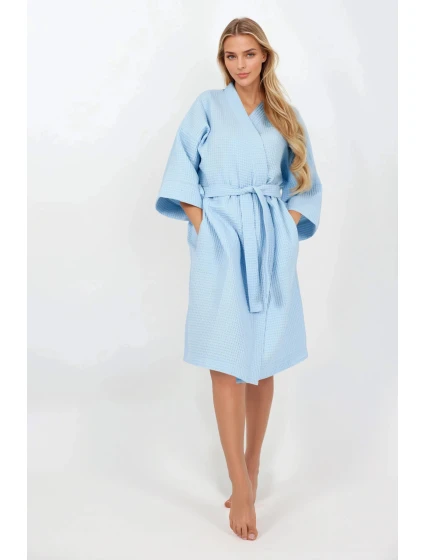 Modrý dámský župan - Momenti Per Me