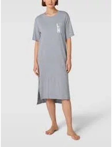 Dámská noční košile šedá model 18201498 - DKNY Dámská noční košile šedá model 18201498 - DKNY