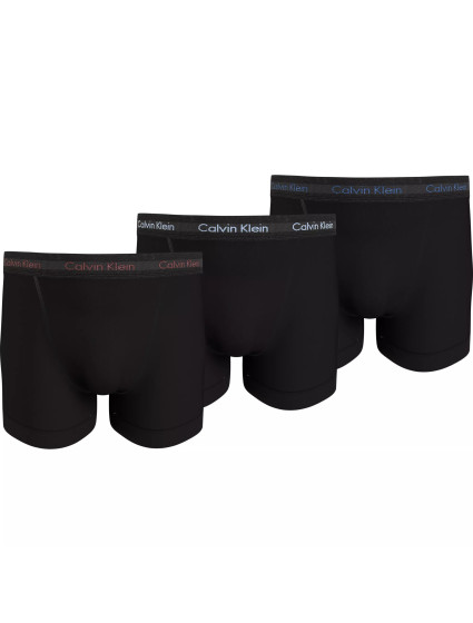 Pánské boxerky TRUNK 3PK 0000U2662G H5G černé - Calvin Klein