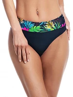 Spodní díl plavek Sumba K1101 černo-zelený - Fantasy