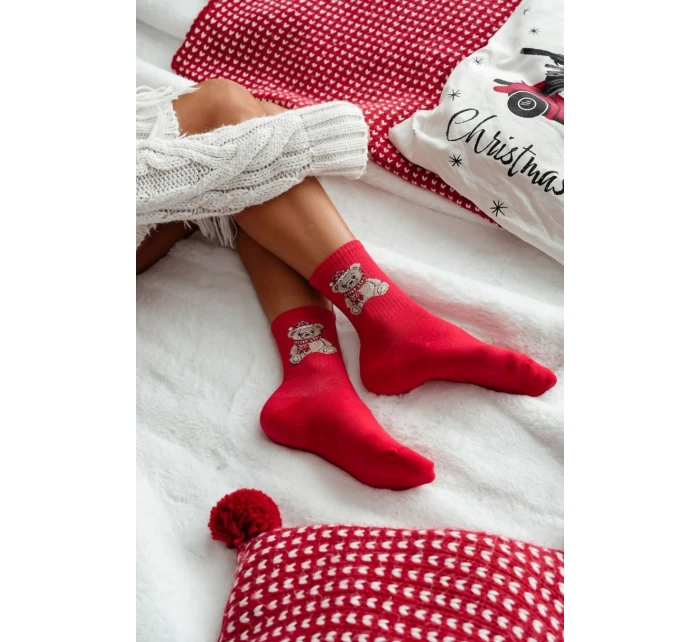 Dámské vánoční ponožky Medvídek 1283.031