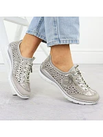 Rieker W L32P6-90 RKR764 ažurové polobotky