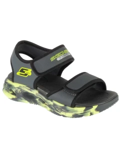 Skechers S-Lights: Sandály Sola Glow - Fusion Brights 407032L-CCBK Grey 28