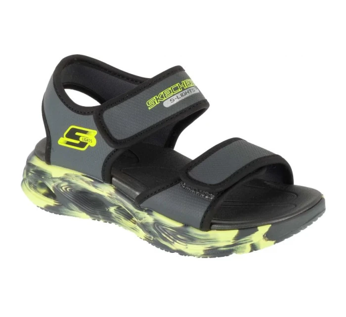 Skechers S-Lights: Sandály Sola Glow - Fusion Brights 407032L-CCBK Grey 28