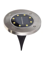 SOLÁRNÍ LAMPA 8 LED SMD PRO PROLOMENÍ KPL.4PCS