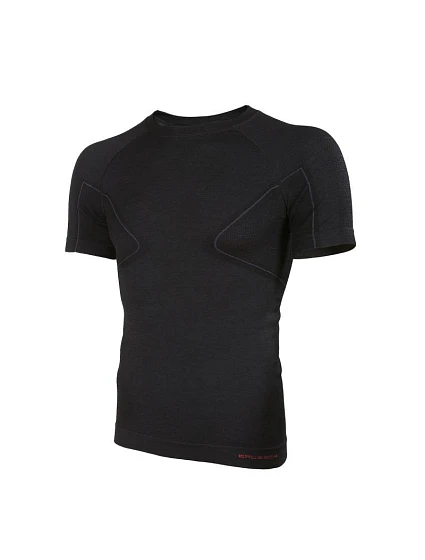 Brubeck Active Vlněné termo tričko Black - SS11710