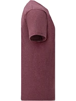 Fruit of the Loom Iconic 150 T Pánské tričko 16.1430 heather burgundy Fruit of the Loom Iconic 150 T Pánské tričko 16.1430 heather burgundy