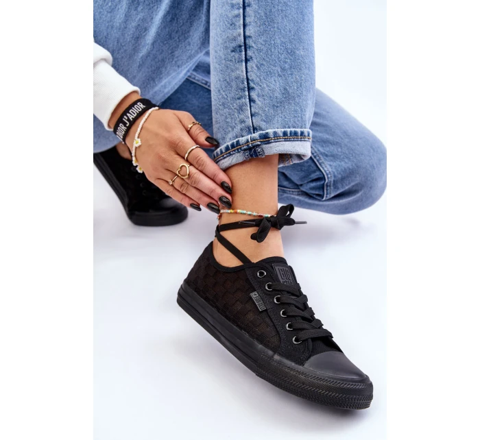 Klasické nízké tenisky Big Star model 21608519 černé - Big Star Shoes Klasické nízké tenisky Big Star model 21608519 černé - Big Star Shoes