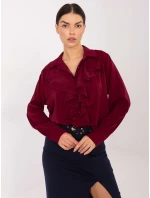 IT KS košile 26967.28 bordó IT KS košile 26967.28 bordó