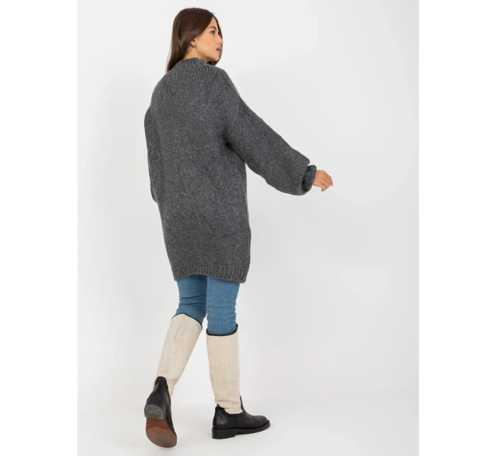 Dámský svetr LC SW model 17655137 tmavě šedý - FPrice