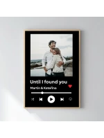Personalizovaný plakát v rámu - 50x70 - hudební přehrávač Personalizovaný plakát v rámu - 50x70 - hudební přehrávač