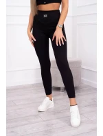 Žebrované legíny model 20686777 černé - Kesi Žebrované legíny model 20686777 černé - Kesi