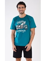 Pánské pyžamo šortky Motocykl