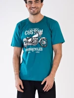 Pánské pyžamo šortky Motocykl