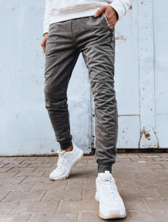Pánské světle šedé teplákové kalhoty Dstreet model 21975788 - FashionStreet
