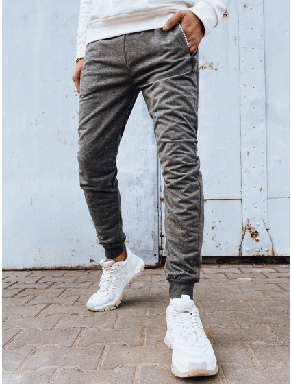Pánské světle šedé teplákové kalhoty Dstreet model 21975788 - FashionStreet